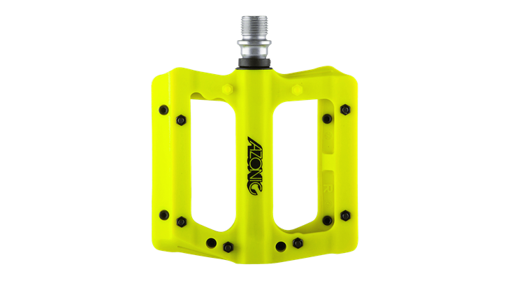Azonic Pedal Blaze Pedal neon yellow mit 12 pins