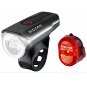 SIGMA Batterielampenset AURA 60 USB / NUGGET II