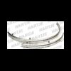 Contec Radschutzgarnitur 28" 45mm Breit Silber