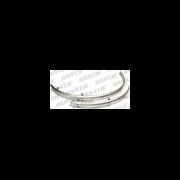 Contec Radschutzgarnitur 28" 45mm Breit Silber