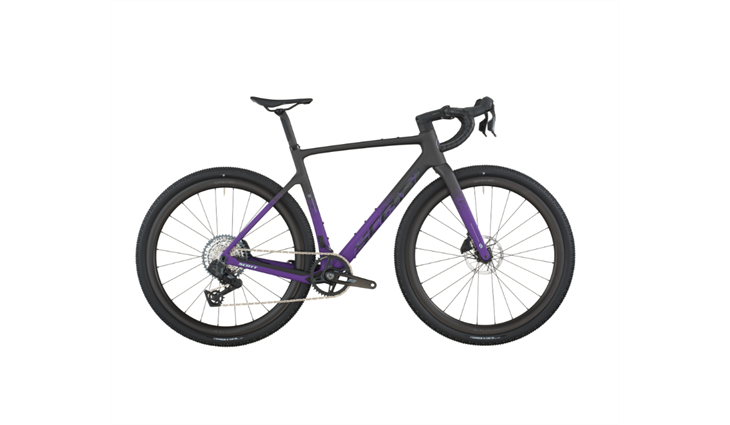 Scott Addict Gravel 20 L carbon black/indigo purple