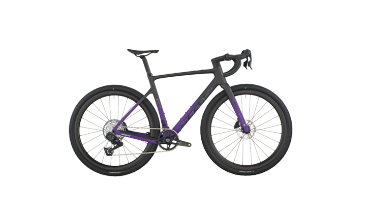 Scott Addict Gravel 20 L carbon black/indigo purple