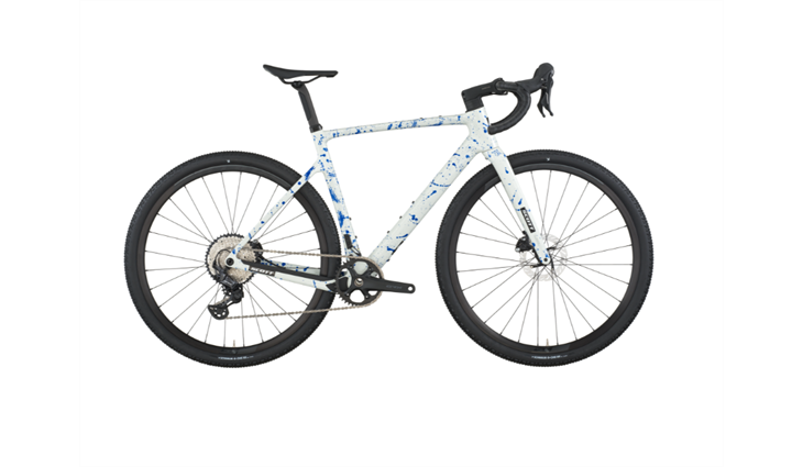 Scott Addict Gravel 30 L white/splatter blue