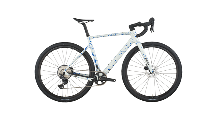 Scott Addict Gravel 30 L white/splatter blue